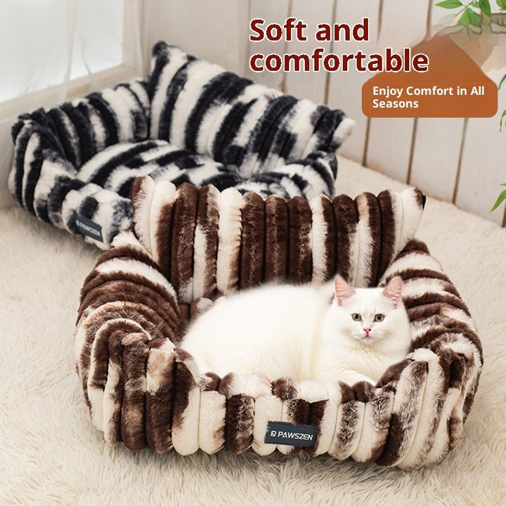 Large Pet Sofa Bed Plush Pet Bed
